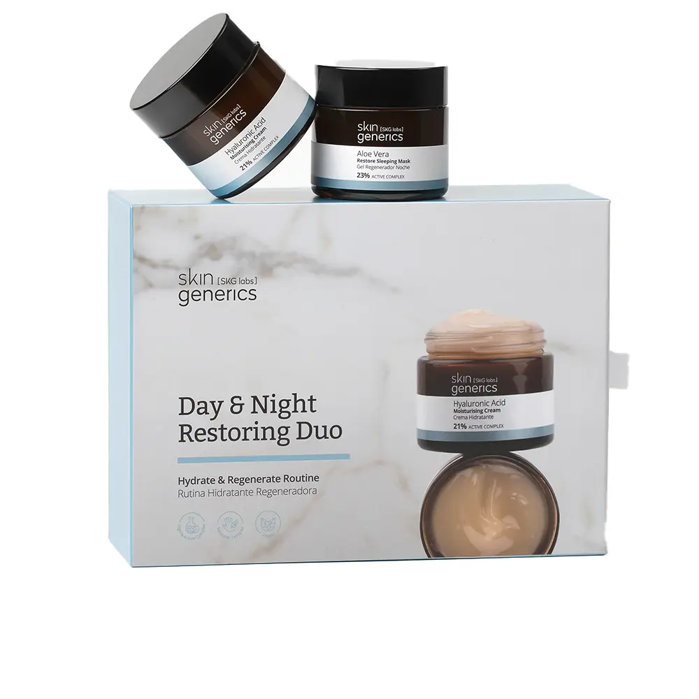 SKIN GENERICS DAY & NIGHT RETORING DUO 2 pcs Moisturizing cream 50 ml + regenerating night gel 50 ml
