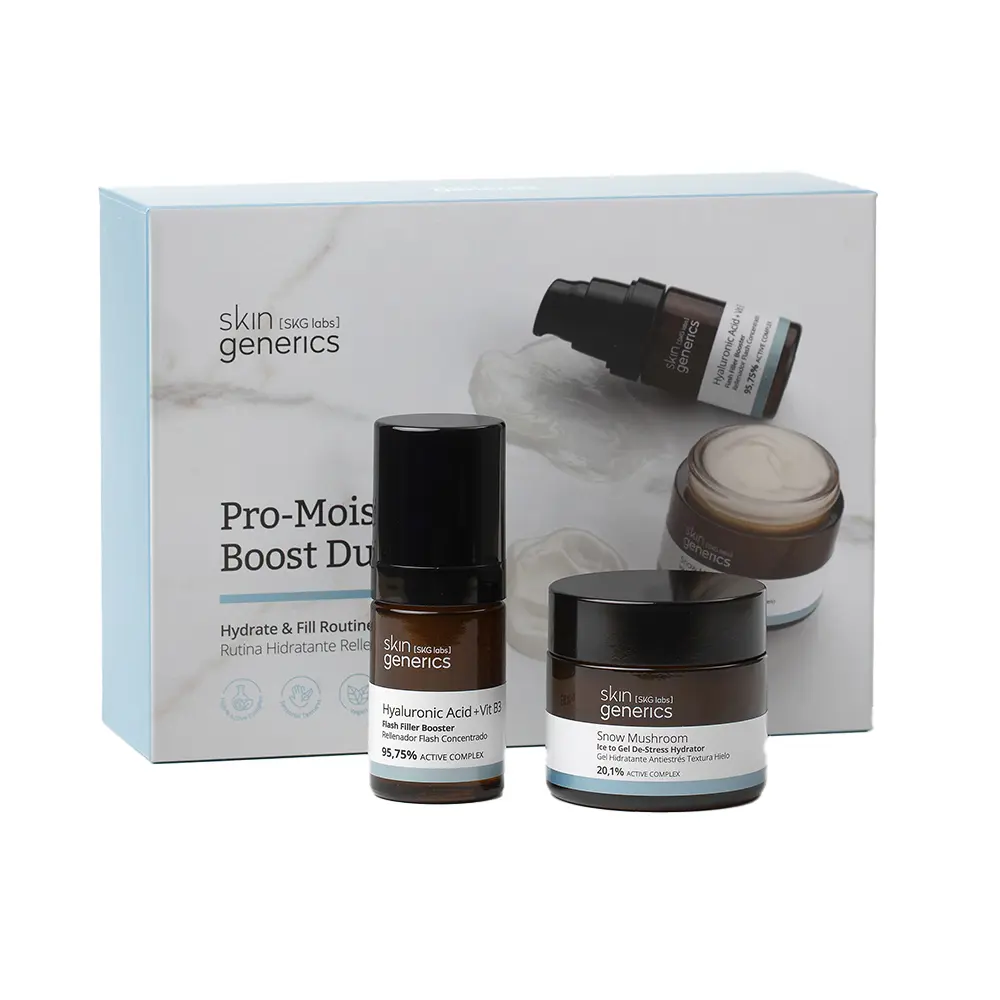 SKIN GENERICS PRO-MOISTURE BOOST DUO 2 pcs Anti-stress moisturizing gel 50 ml + concentrated flash filler 20 ml