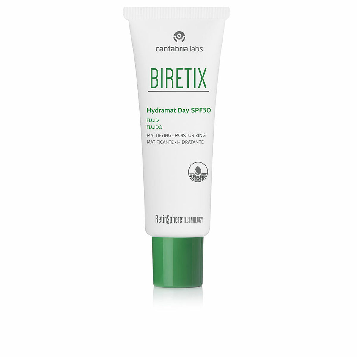 BIRETIX HYDRAMAT DAY fluid SPF30+ 50 ml Facial sunscreen with moisturizing and mattifying properties