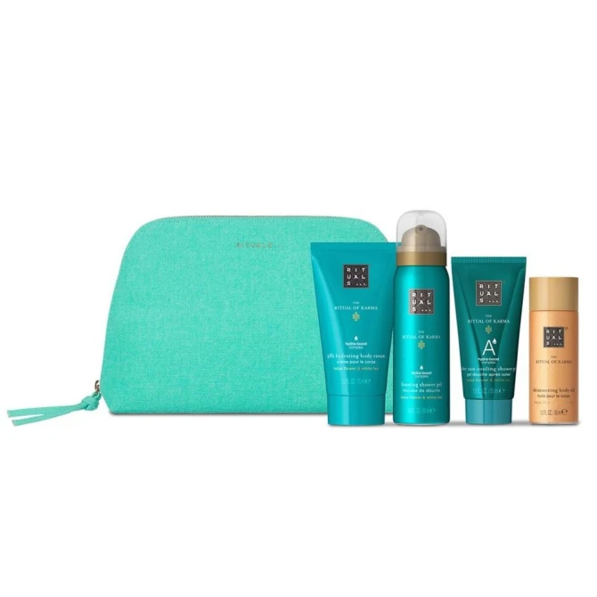Rituals The Ritual of Karma Giftset Body Cream 70ml/Body Oil 30ml/Foaming SG 50ml/Cooling SG 50ml   set x 200 ml