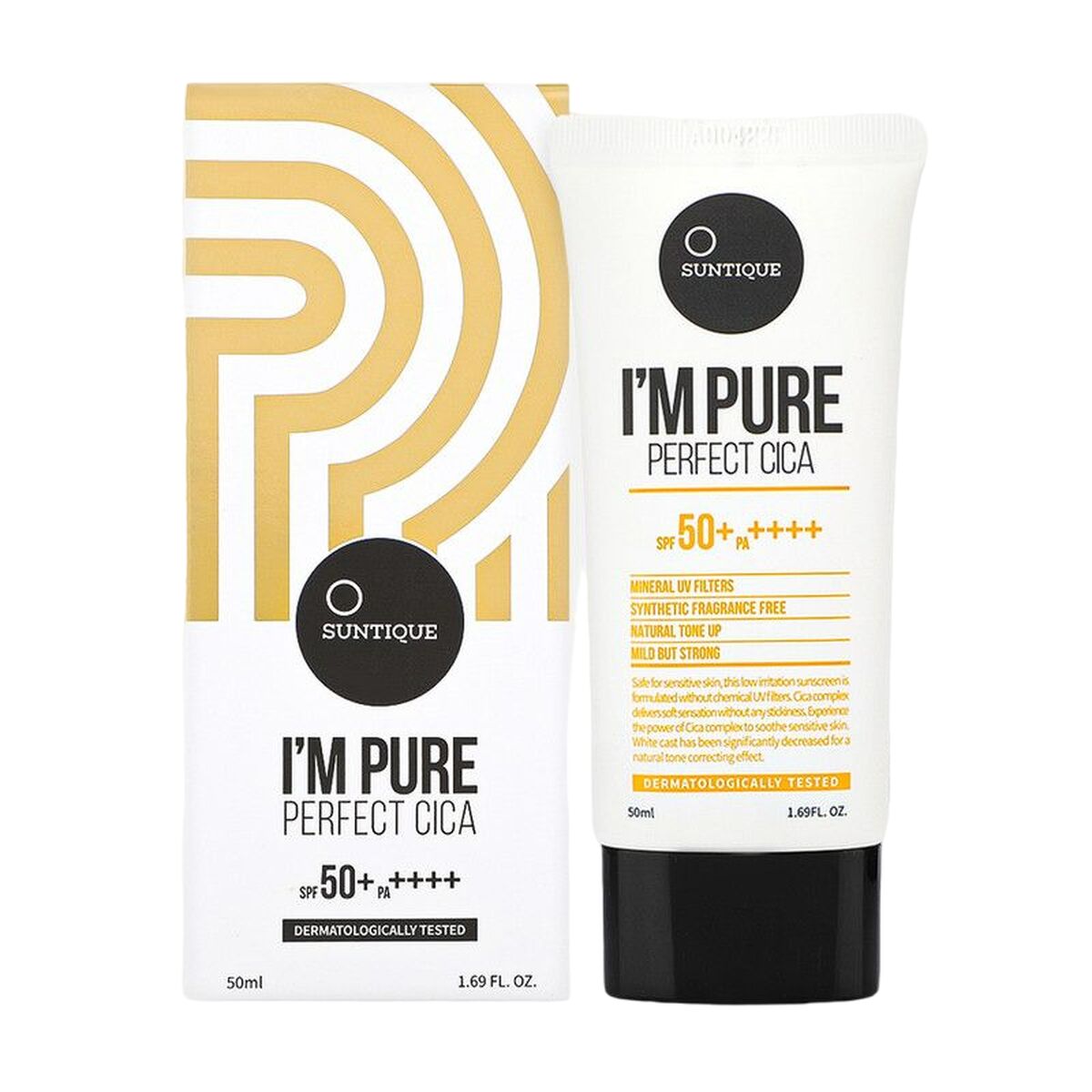 SUNTIQUE I'M PURE perfect cica SPF50+ 50 ml