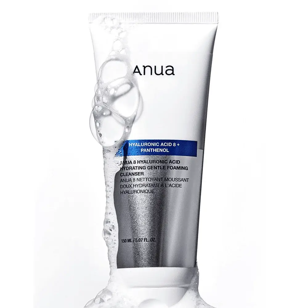 Anua 8 Hyaluronic Acid Hydrating Gentle Foaming Cleanser   150 ml