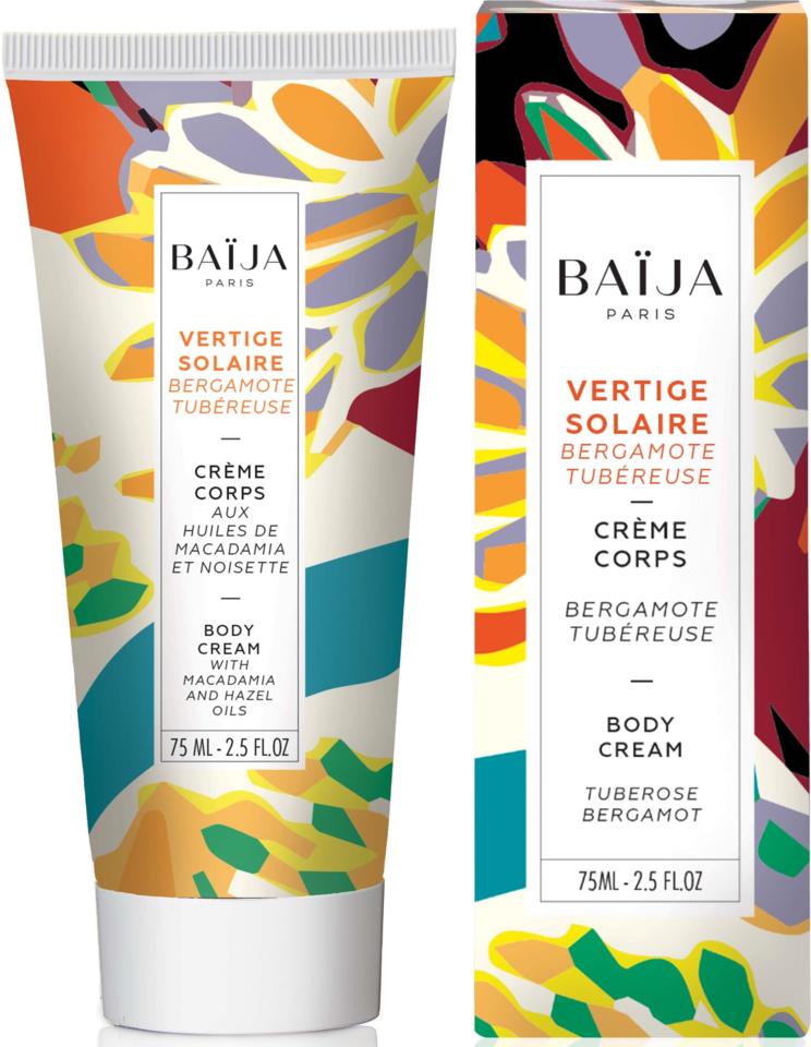 Baija Vertige Solaire Body Cream Bergamot Tuberosa   75 ml