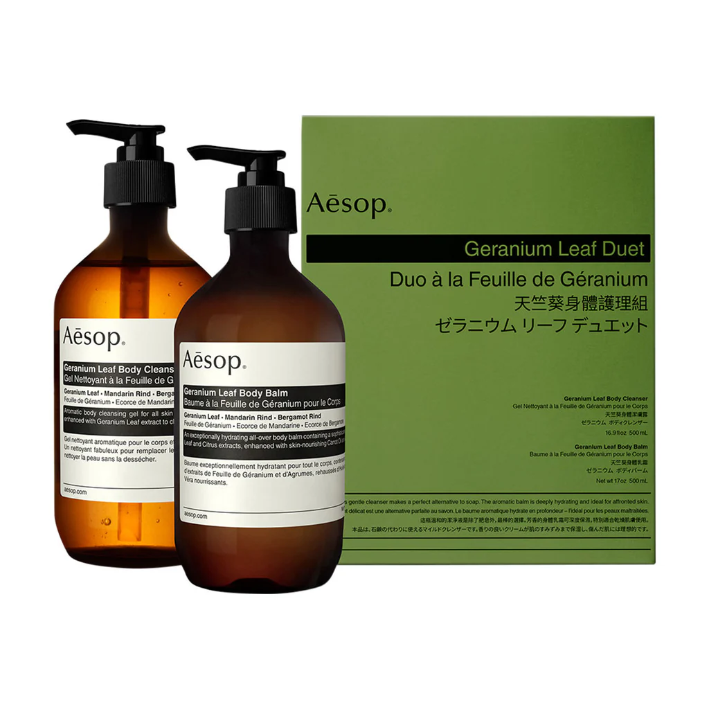 Aesop Geranium Leaf Duet 2x500ml   set x 1000 ml