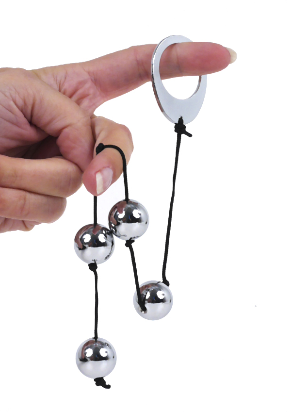 Heavy Metal Anal Beads by Seven Creations