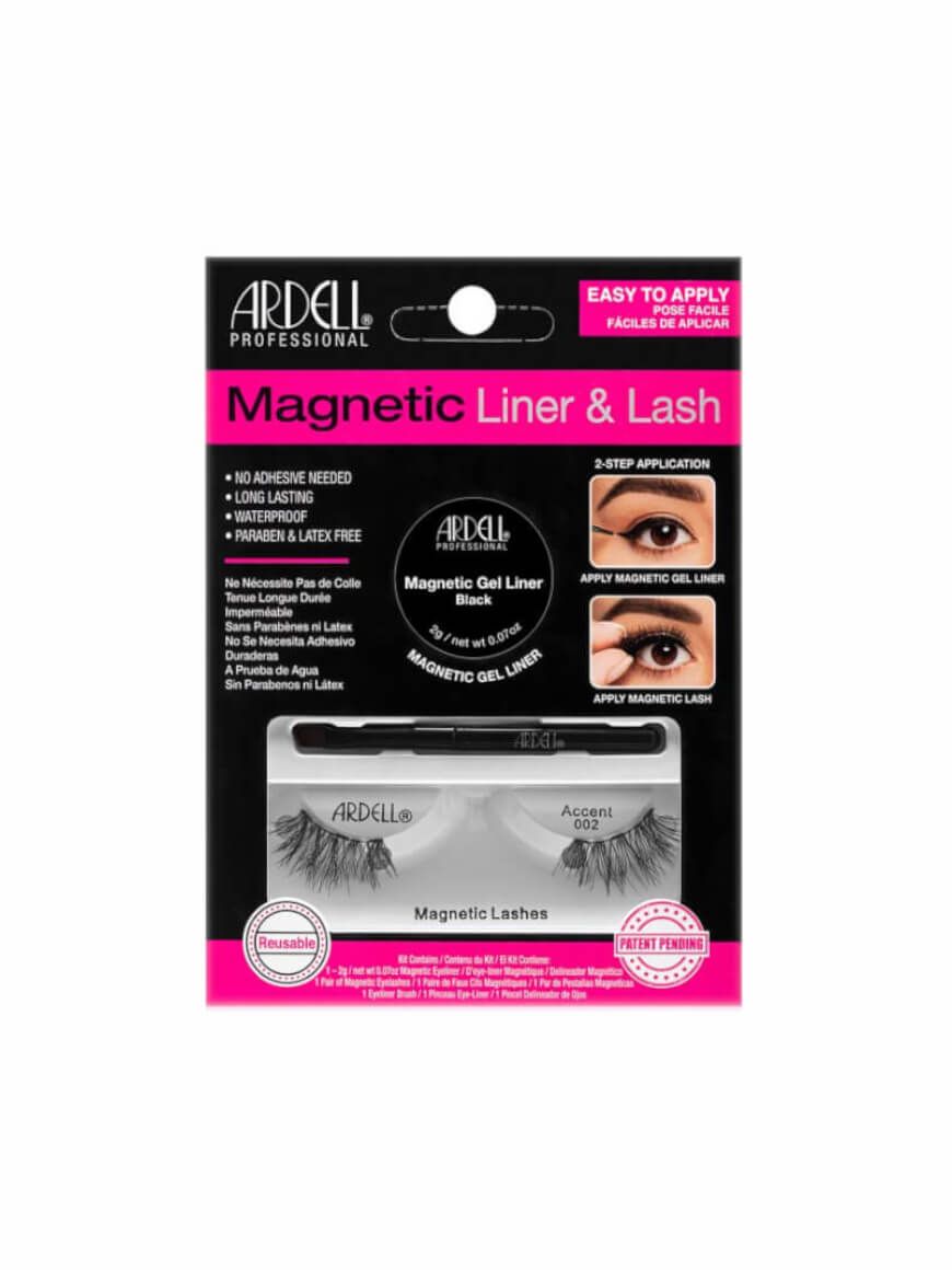 Ardell Magnetic Ψεύτικες βλεφαρίδες Liner & Lash Kit Accent 002