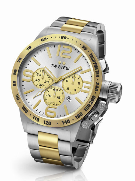 Aνδρικά ρολόγια TW Steel CB33 Canteen Bracelet chronograph  (45mm)